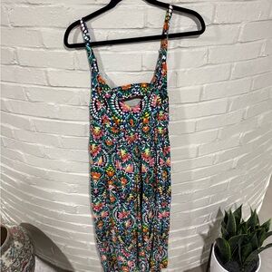 Old Navy Vibrant Floral Patterned Dress